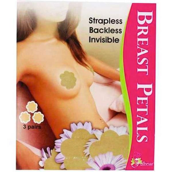 12 PACKS. STRAPLESS BACKLESS INVISIBLE BREAST PETALS