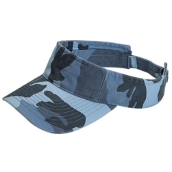 CAMO PRINT HEAD SUN VISOR HAT