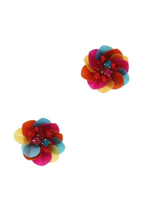 FLOWER POST EARRING
