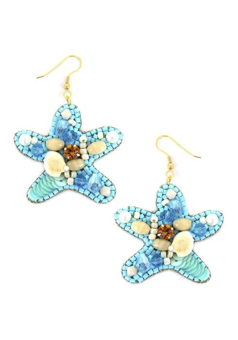 SEA LIFE STARFISH DANGLE EARRING