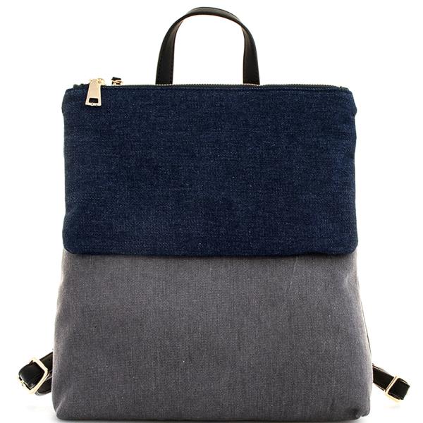 FASHION DENIM HANDLE BACKPACK