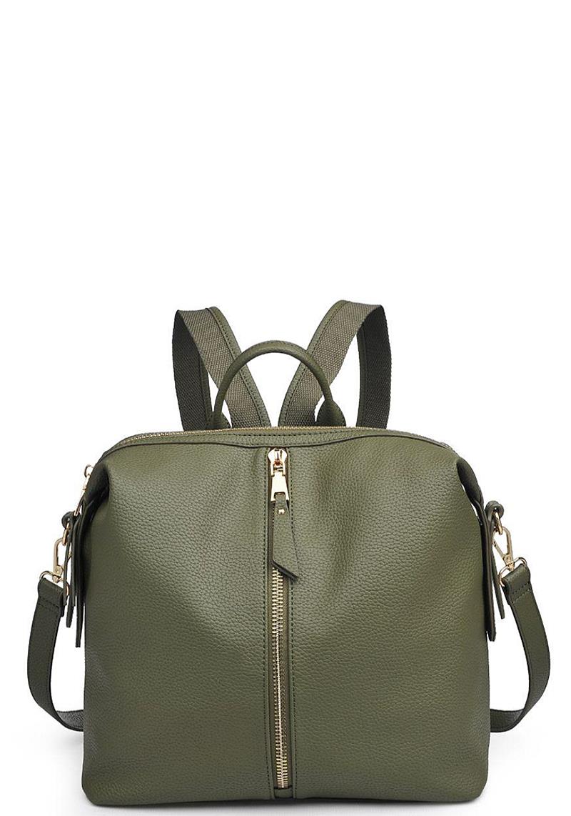 KENZIE FAUX LEATHER BACKPACK