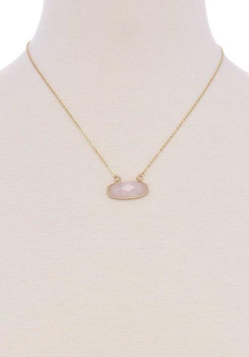 STONE SHORT NECKLACE
