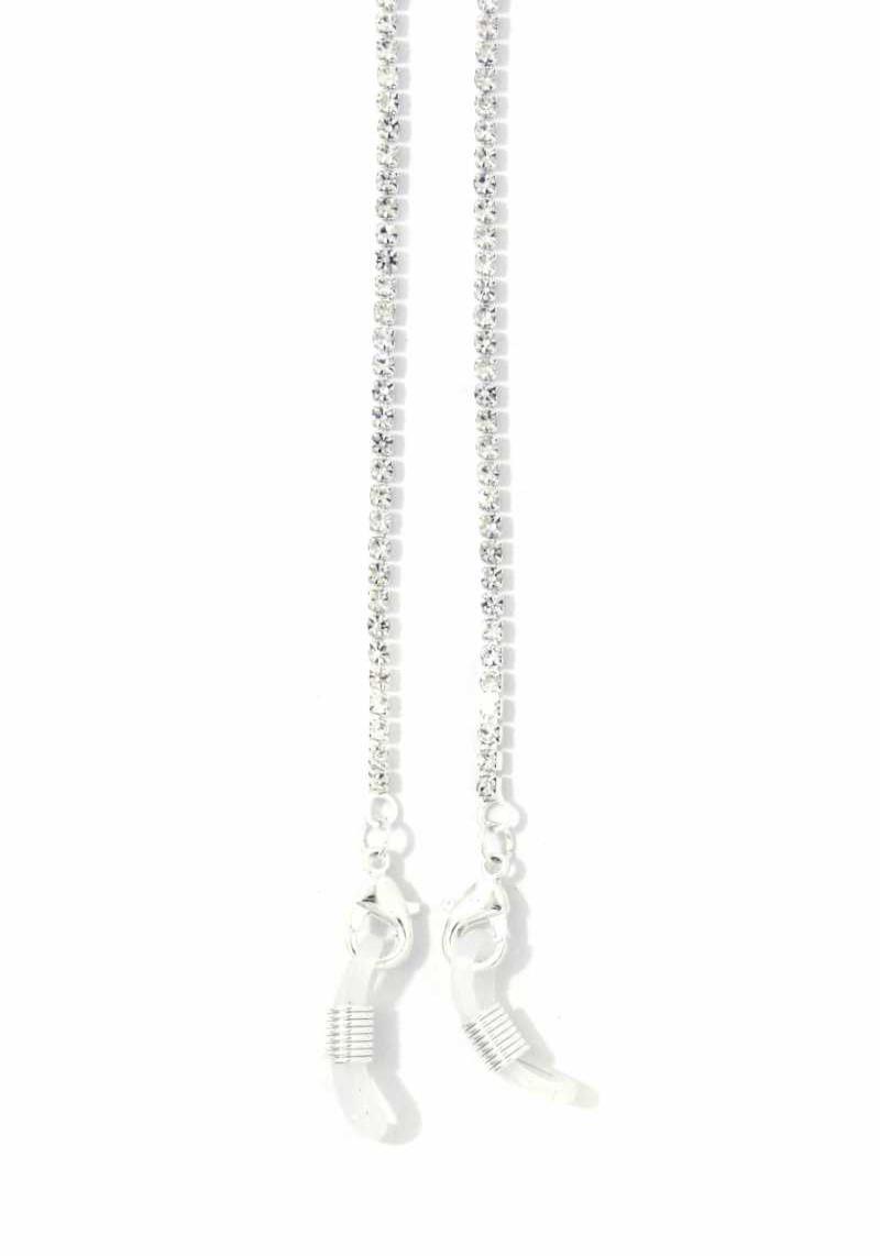 RHINESTONE MASK AND EYEGLASS STRAP LANYARD