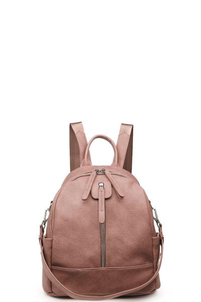 PLAIN BOWIE SMOOTH LEATHER BACKPACK