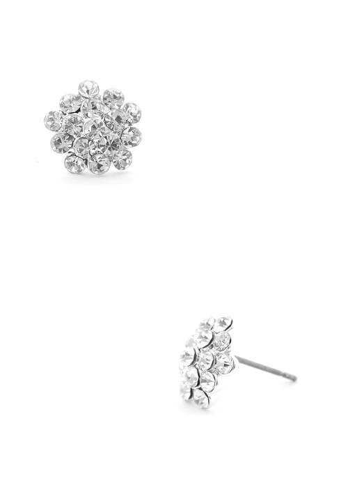 FASHION CRYSTAL HIVE SHAPE EARRING