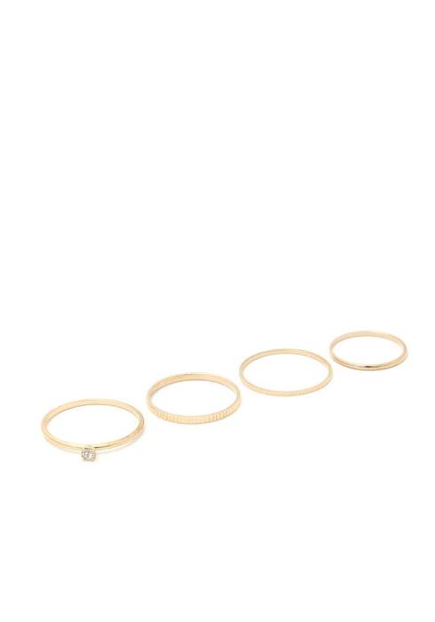 SODAJO TEXTURED METAL RING SET