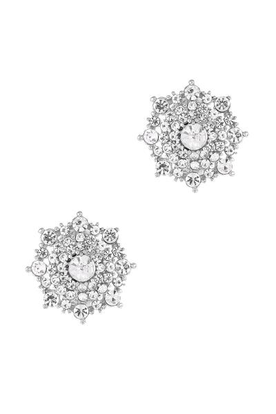 SNOW FLOWER RHINESTONE EAR CLIP