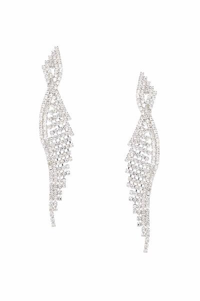 RHINESTONE CRYSTAL DROP EARRING