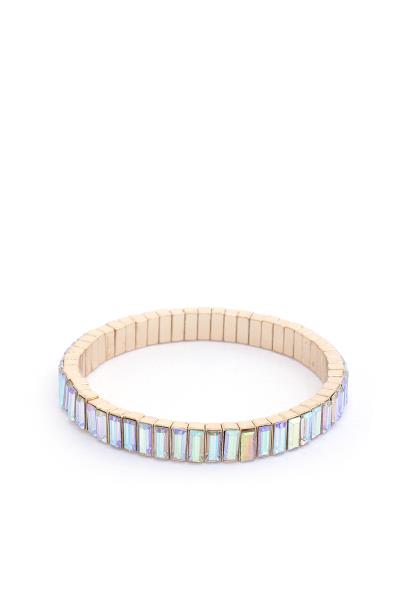 RECTANGLE STONE STRETCH BRACLET