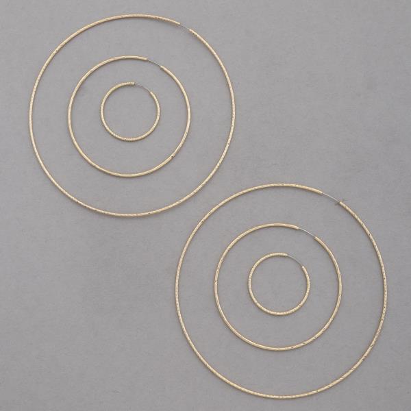 HOOP EARRING SET