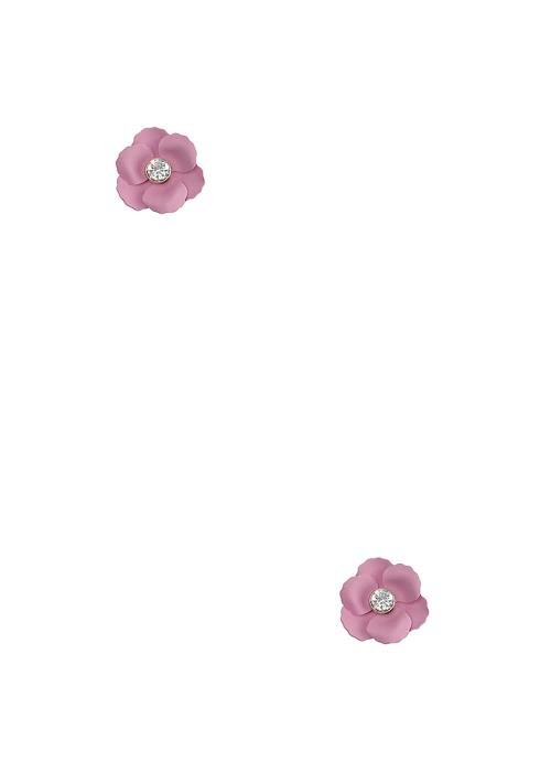 SMALL LAYER FLOWER POST EARRING
