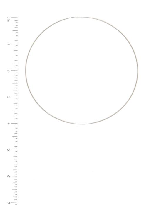 THIN ENDLESS 100 MM WIRE HOOP EARRING