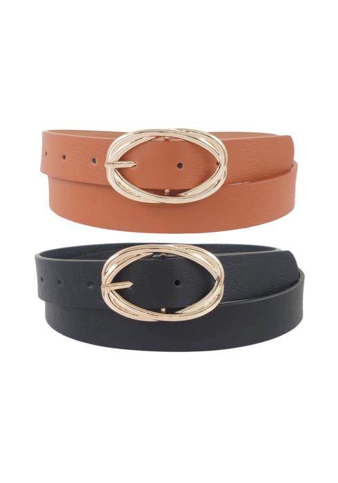 TWIST METAL BUCKLE BELT