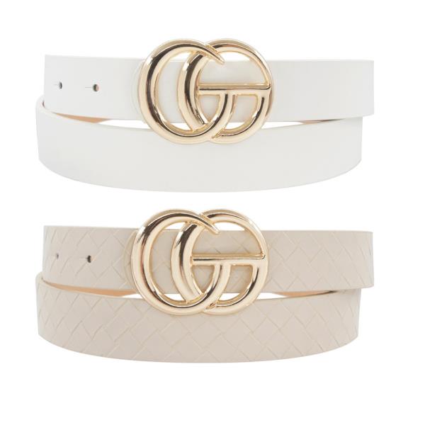 SOLID AND WEAVE GO BUCKLE DUO BELT