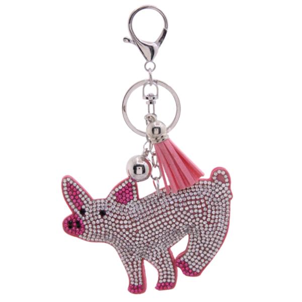 PINK PIG KEY CHAIN