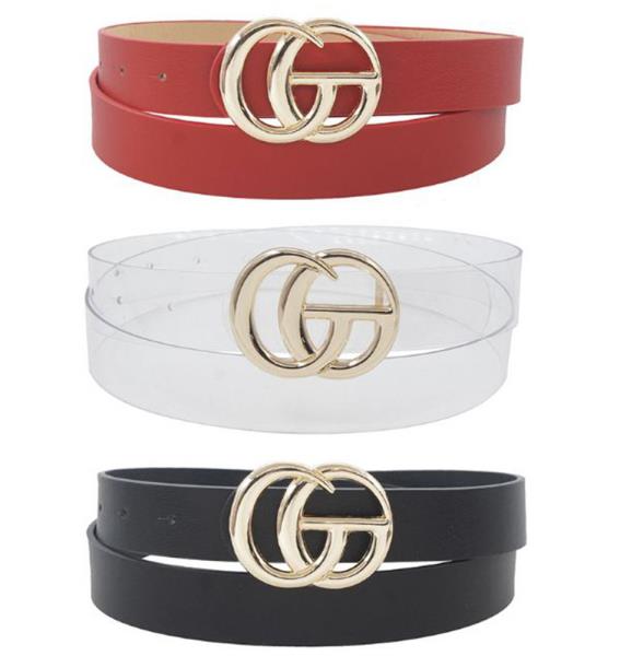 GO BUCKLE CLEAR TRIO BELT
