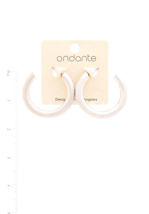 FASHION 1.5 INCH THICK OPEN HOOP EARRING