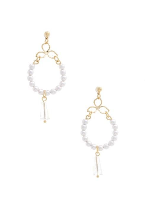 SODAJO PEARL METAL EARRING