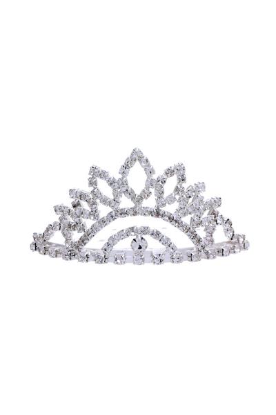 RHINESTONE PRINCESS CROWN TIARA
