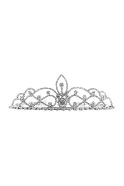 LUXURY RHINESTONE CRYSTAL CROWN TIARA