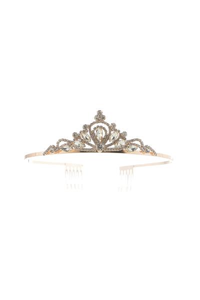 LUXURY RHINESTONE CRYSTAL CROWN HAIR TIARA