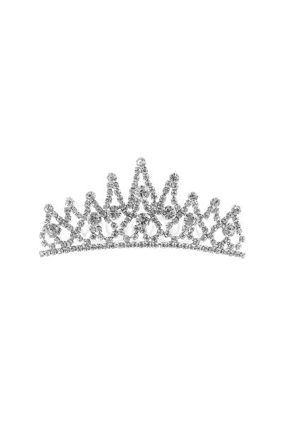 RHINESTONE SMALL CROWN TIARA