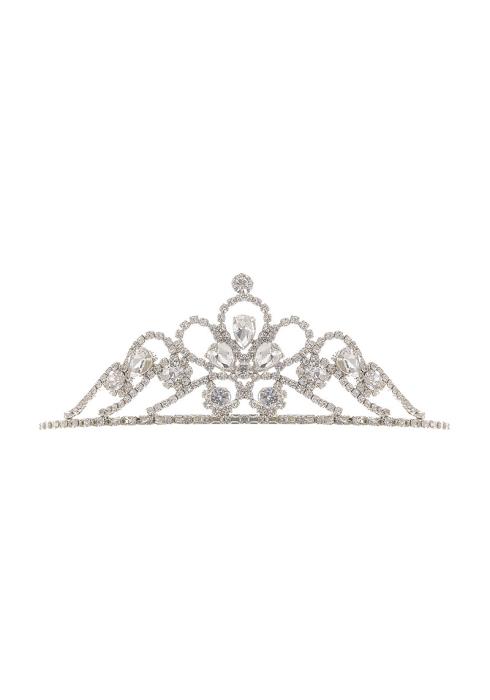 RHINESTONE PRINCESS BRIDAL WEDDING CROWN TIARA