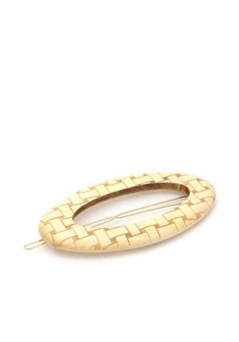 SODAJO WOODEN RECTANGULAR HAIR PIN