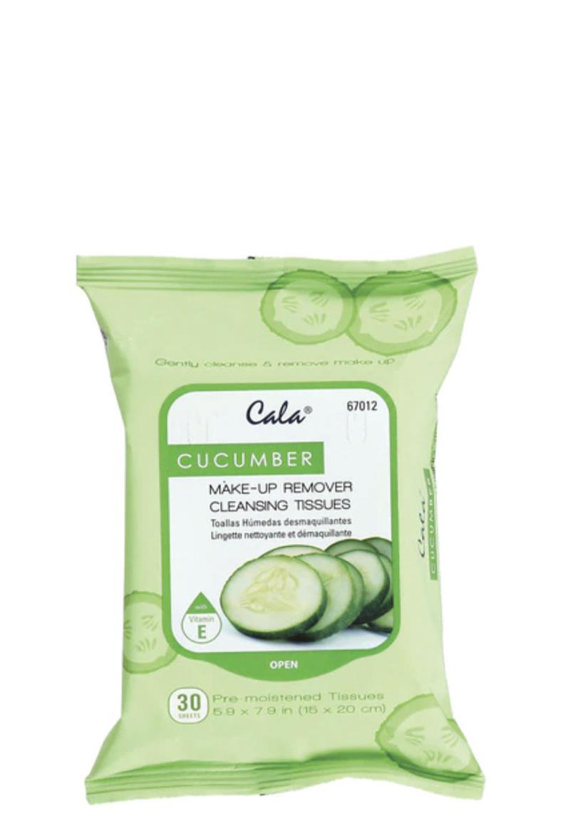 CALA MAKE-UP REMOVER CLEANSING TISSUES CUCUMBER (30 SHEETS)