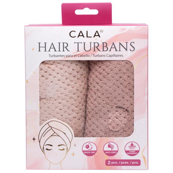 CALA HAIR TURBAN NUDE 2PCS