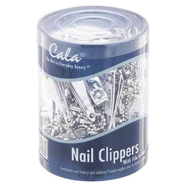 NAIL CLIPPER WITH FILE CHAIN 72 PCS