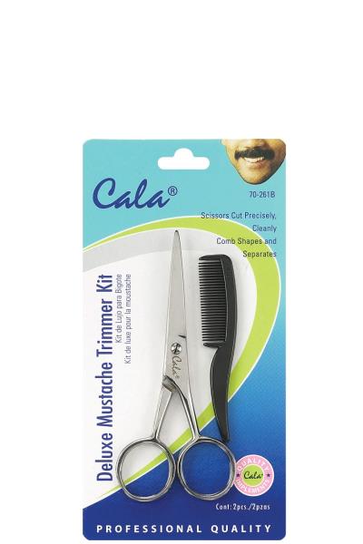 SCISSORS DELUXE MUSTACHE TRIMMER KIT (12 UNITS)