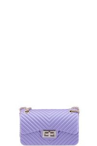 STRIPE MINI CROSS BODY BAG