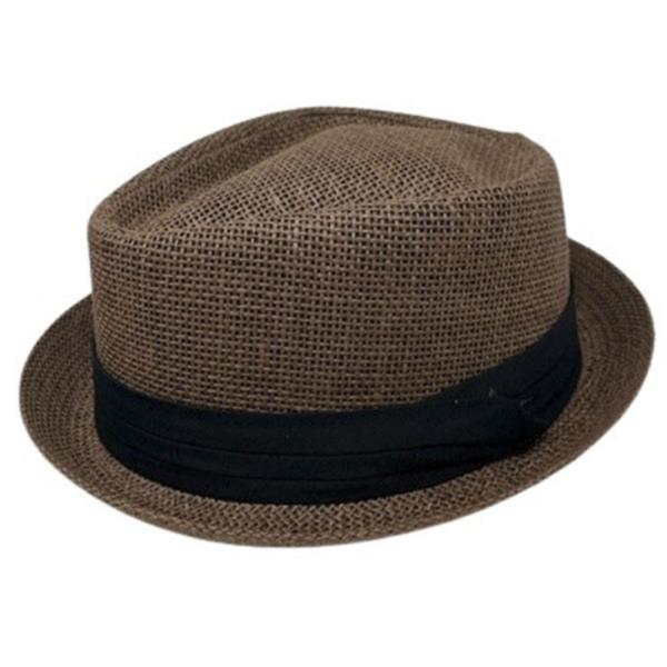 BLACK BAND PANAMA HAT