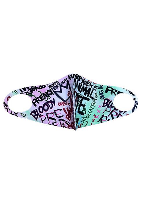 FASHION COLOR GRAFFITI FACE MASK