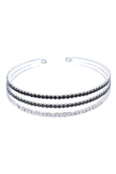 RHINESTONE CUFF BRACELET
