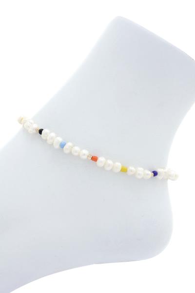 PEARL BEAD ANKLET
