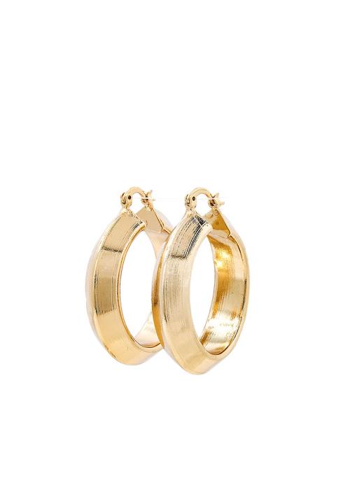 CUTE FASHION THICK HOOP EARRING