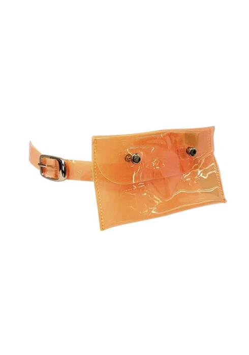 COLOR CLEAR MINI BAG WITH BELT