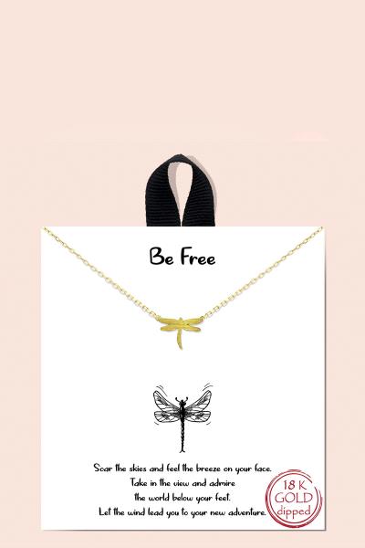 BLB BE FREE DAINTY NECKLACE