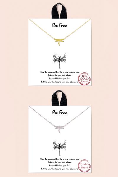 BLB BE FREE DAINTY NECKLACE