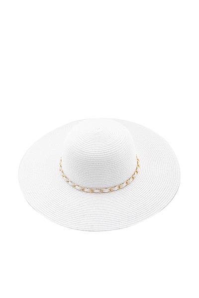 PLAIN CHAIN LINK FLAPPY SUN HAT