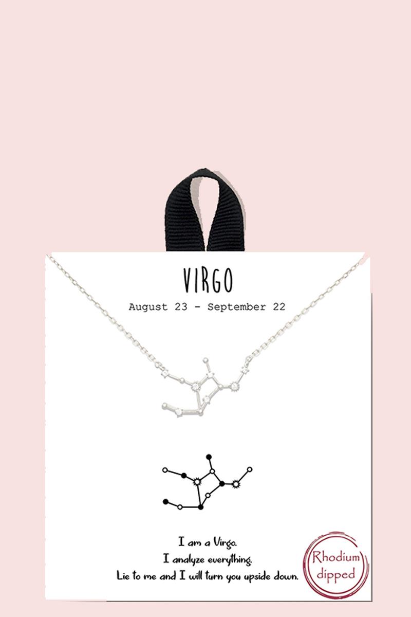 HOROSCOPE ZODIAC CONSTELLATION STAR CHARM NECKLACE