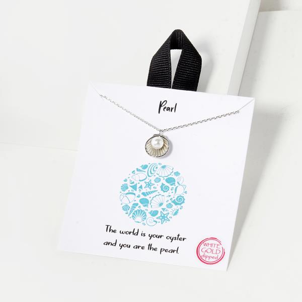 OYSTER CHARM NECKLACE