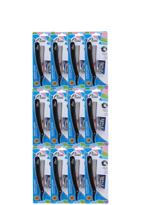 CLASS BARBER RAZOR DISPOSABLE 12 PCS.