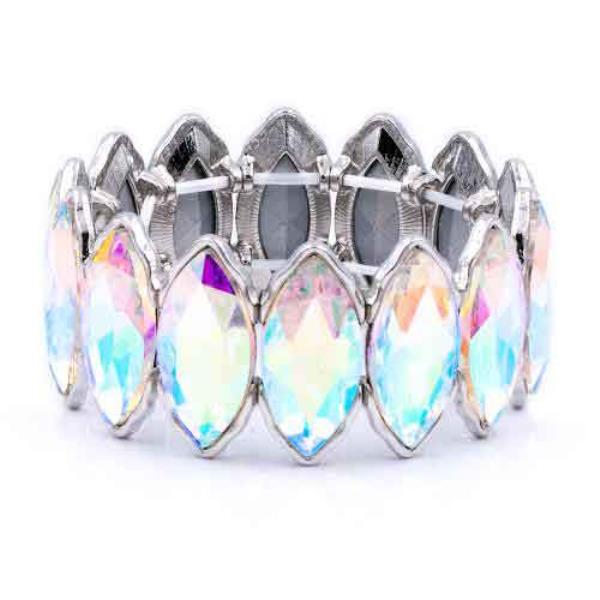 FASHION OVAL RHINESTONE STYLE BRACELET