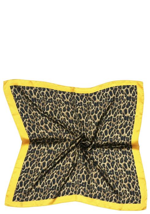 TREND ANIMAL LEOPARD PRINT BANDANA SCARF