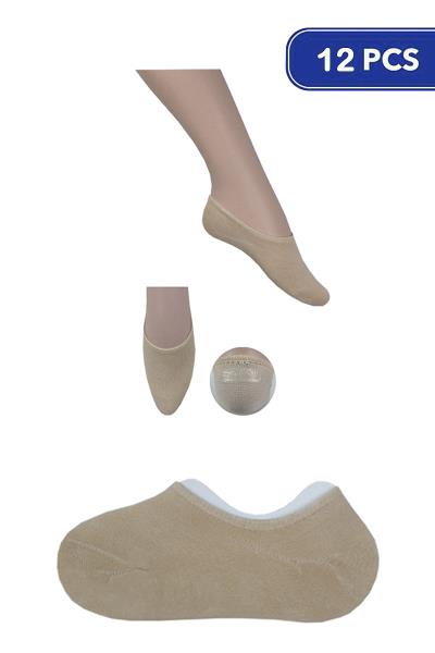 FASHION NO SHOW NUDE LINER SOCK 12 PAIR