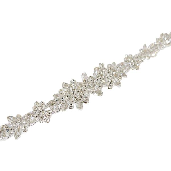 CRYSTAL BRIAL SASH 2 IN 1 HEADBAND BELT